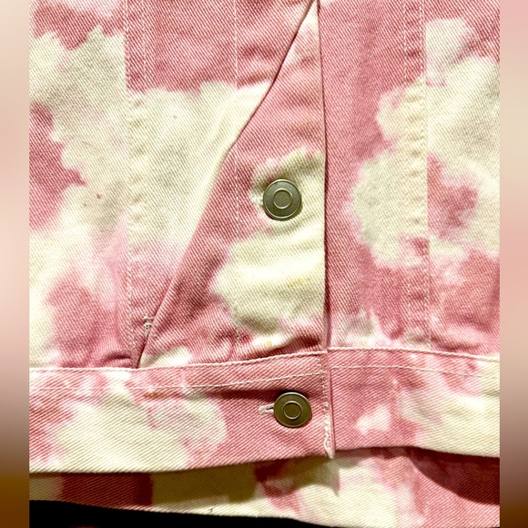 NWOT Peach Love California Tie Dye Fringe Jacket Sz L - Picture 15 of 16